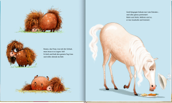 Ronny, das Pony, und Gerd, das Pferd 