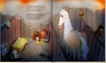 Ronny, das Pony, und Gerd, das Pferd 