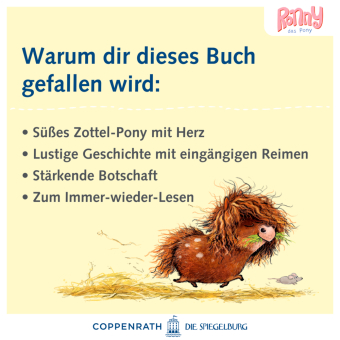Ronny, das Pony, und Gerd, das Pferd 
