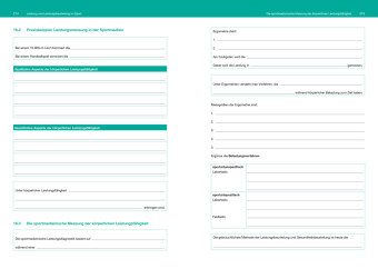 Fit im Schulsport - Arbeitsheft