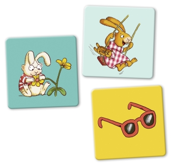 Sieben kleine Hasen. Memo-Spiel