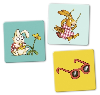 Sieben kleine Hasen. Memo-Spiel