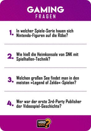 Nerd Quiz - das Kartenspiel