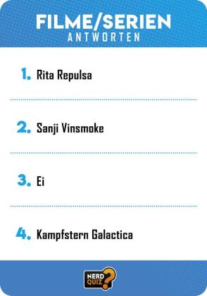 Nerd Quiz - das Kartenspiel