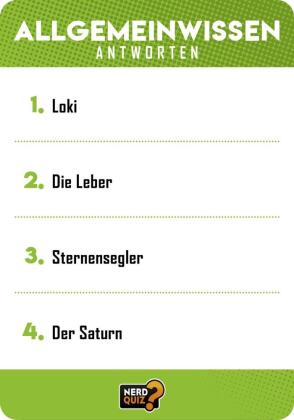 Nerd Quiz - das Kartenspiel