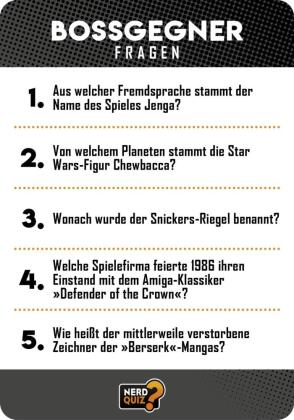 Nerd Quiz - das Kartenspiel