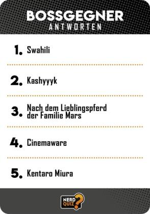 Nerd Quiz - das Kartenspiel