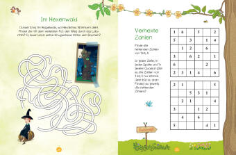 Petronella Apfelmus - Knobelspaß & Zaubersommer. Das große Ferien-Rätselbuch 