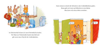 Lenni Langohr und Möhrchen im Schwimmbad 