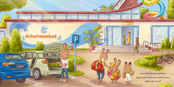 Lenni Langohr und Möhrchen im Schwimmbad 