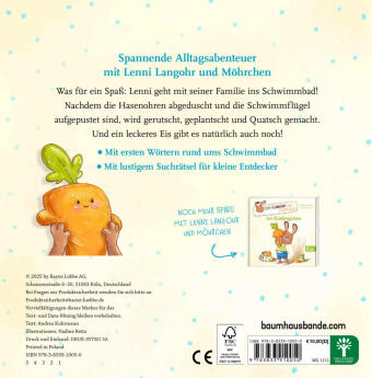 Lenni Langohr und Möhrchen im Schwimmbad 