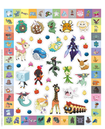 Pokémon: 500 Sticker Paldea - Stickern - Rätseln - Ausmalen