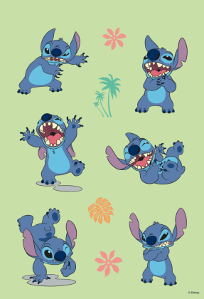 Disney Stitch: Superstarker Sticker- und Malspaß