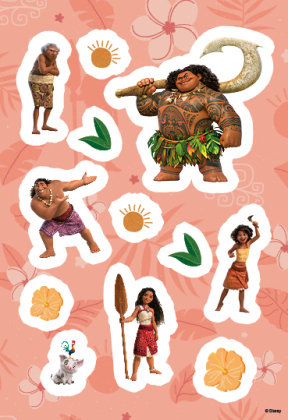 Disney Vaiana 2: Zauberhafter Sticker- und Malspaß