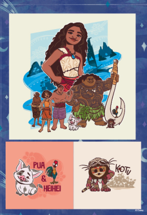 Disney Vaiana 2: Zauberhafter Sticker- und Malspaß