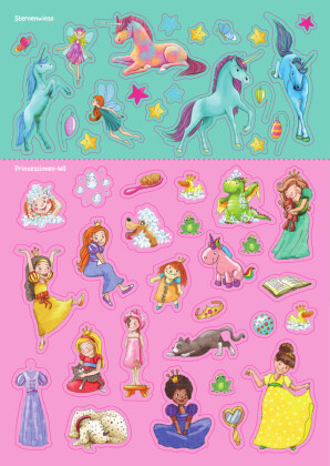 Mein Stickeralbum - Einhorn, Prinzessin, Fee & Co.