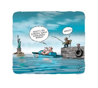 Die Luft ist rein, pack die Fischbrötchen aus!