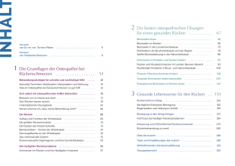 Osteopathie für zu Hause - Rücken