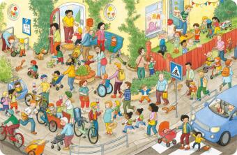 Mein großes Kindergarten-Wimmelbuch