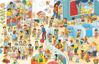 Mein großes Kindergarten-Wimmelbuch