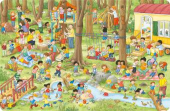 Mein großes Kindergarten-Wimmelbuch