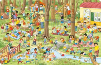 Mein großes Kindergarten-Wimmelbuch