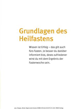Keine Angst vorm Fasten
