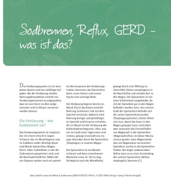 Köstlich essen Reflux und Sodbrennen