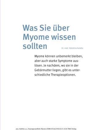 Frauengesundheit: Myome