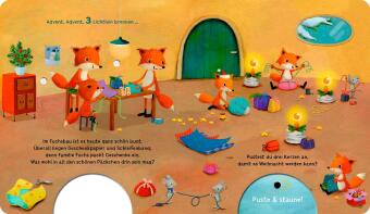 Mein Puste-Licht-Buch: Advent, Advent, ein Lichtlein brennt