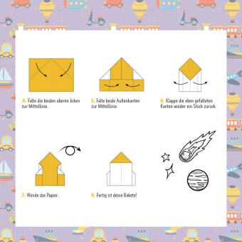 88 x Origami Kids - Fahrzeuge