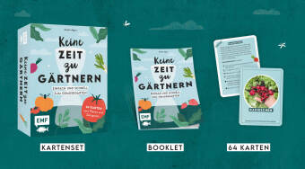 Kartenset: Keine Zeit zu gärtnern - 64 Karten - Einfach und schnell zum Gemüsegarten