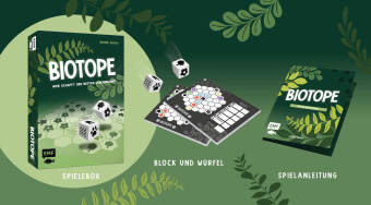 Würfelspiel: Biotope - Wer schafft den besten Lebensraum?