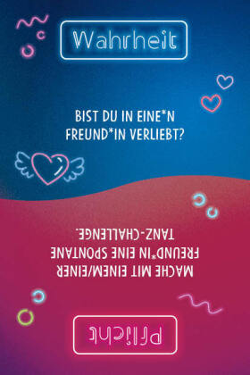 Kartenspiel: Wahrheit oder Pflicht für Besties