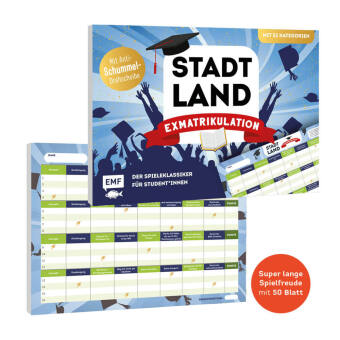 Stadt, Land, Exmatrikulation - Der Spieleklassiker für Studentinnen und Studenten