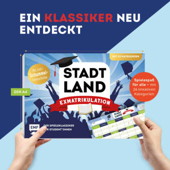Stadt, Land, Exmatrikulation - Der Spieleklassiker für Studentinnen und Studenten