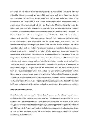 Frauen haben anders Darm