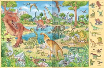 Mein großes Wimmelbuch - Dinosaurier