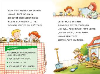 Duden Leseprofi - GROSSBUCHSTABEN: DAS GEHEIMNIS DER DINOSPUR, Erstes Lesen