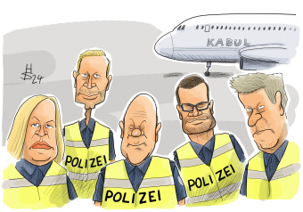 Abwärts - Cartoons des Jahres 2024