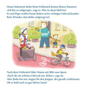Maxi Pixi 486: Bobo Siebenschläfer kann schon Rad fahren