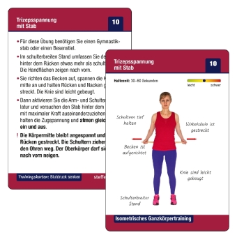 Trainingskarten Blutdruck senken