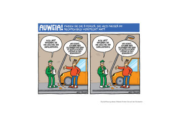 Finde den Fehler - Band Nr.2 - Bildersuchrätsel mit Cartoons