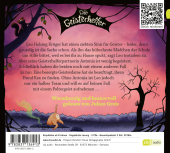Die Geisterhelfer - Ein Knochen kommt selten allein,3 Audio-CD