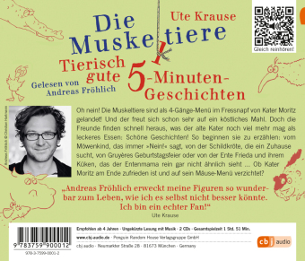 Die Muskeltiere - Tierisch gute 5-Minuten-Geschichten,2 Audio-CD