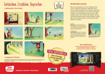 Der Dachs hat heute schlechte Laune. Kamishibai Bildkartenset