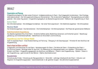 Eingewöhnung in der Kita. Vom Modell zur Praxis, m. 1 Beilage