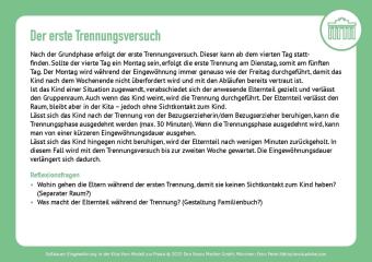 Eingewöhnung in der Kita. Vom Modell zur Praxis, m. 1 Beilage