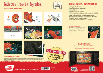 Ein Fuchs - hundert Hühner. Der Bildkarten-Thriller zum Mitzählen. Kamishibai Bildkartenset