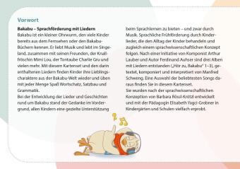Bakabu. Komm mit ins Singeland! Bildkarten zur Sprachförderung mit Kinderliedern mit Musik zum Streamen, m. 1 Beilage